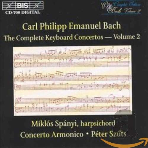 Concerto Armonicospanyiszuts - Cpe Bachcomplete Keyboard Ctos 2 [CD]