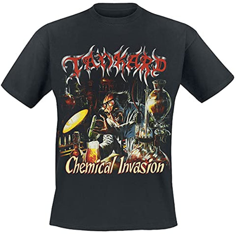 Tankard T Shirt Chemical Invasion Band Logo Official Mens Black S