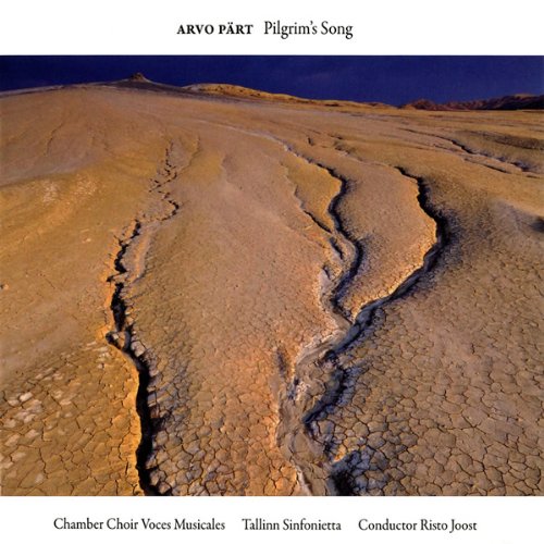 CD cover: Arvo Pärt’s “Pilgrim’s Song” with desert landscape imagery.