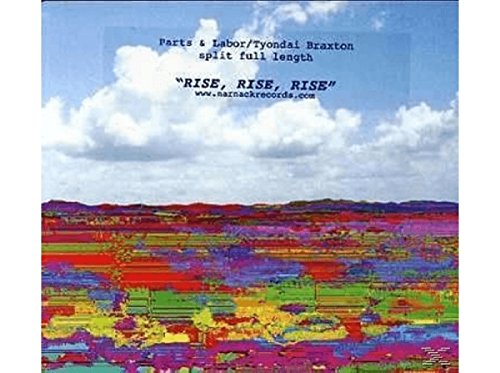 CD cover for “Rise, Rise, Rise” featuring colorful, abstract landscape.