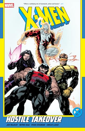 Comic book cover featuring X-Men characters Juggernaut, Cyclops, Psylocke, and Northstar against white background.