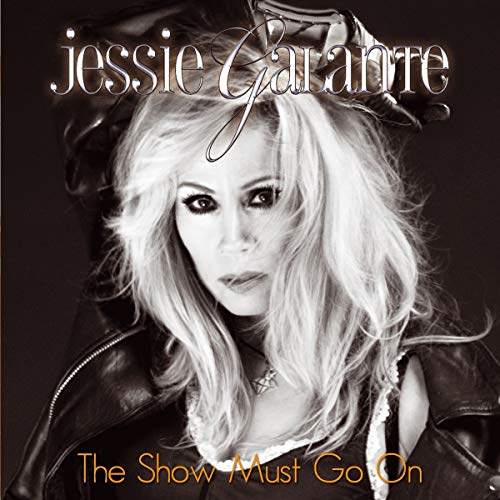 Black and white CD cover featuring blonde woman in leather jacket.