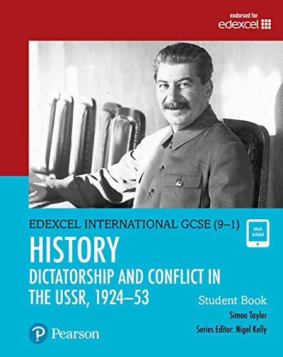 Textbook cover featuring a black and white portrait of Joseph Stalin.