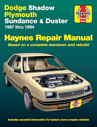 Dodge Shadow &amp; Plymouth Sundance &amp; Duster (87 - 94)