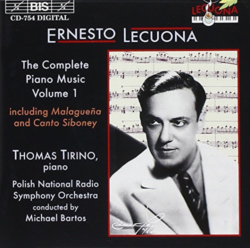 Bartospolish Nrsotirino - Lecuona/The Complete Piano Music - Vol 1 [CD]