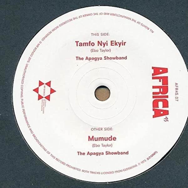 Apagya Showband The - Tamfo Nyi Ekyir / Mumude [7"] [VINYL]