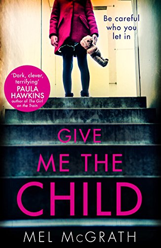 Book cover: child climbing stairs with a teddy bear, pink title.