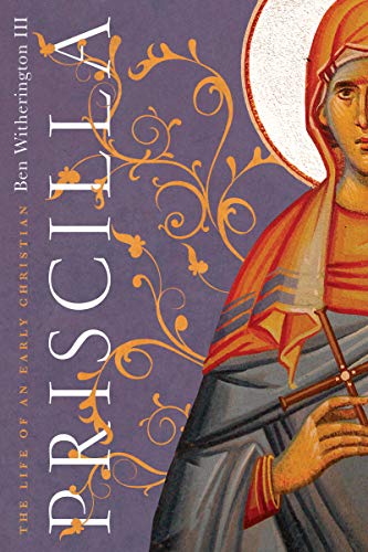 Book cover: "Priscilla" with portrait of a woman in religious attire.