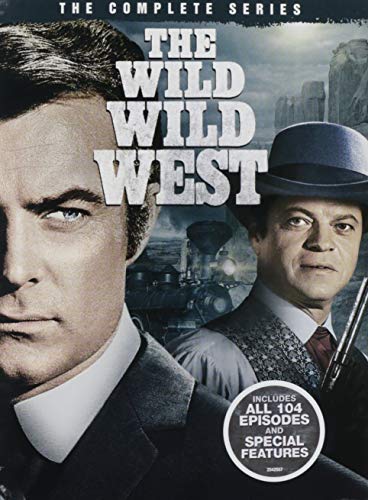 DVD cover for “The Wild Wild West” featuring Robert Conrad and Ross Martin.