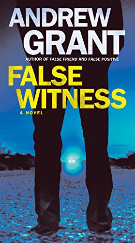 Book cover showing a person's legs standing on a road with distant car headlights.