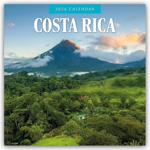 Costa Rica 2026 Square Wall Calendar