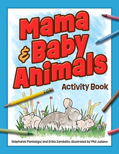 Mama & Baby Animals Activity Book