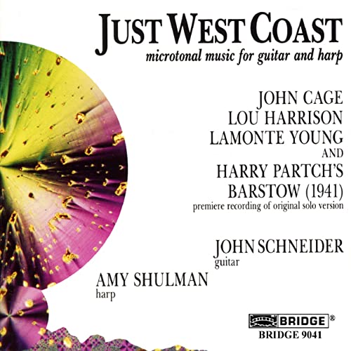 Lou Harrison - Just West Coast - MicrotonaMusic for Guitar and Harp [CD]