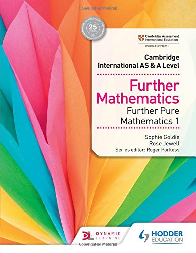 Cambridge International AS & A Level Further Mathematics Further Pure Mathematic