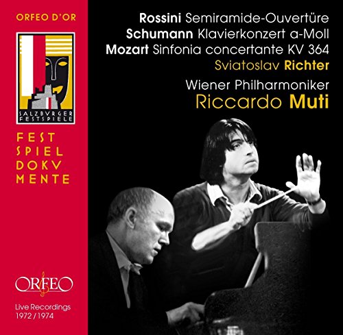 Richter/vienna Phil./muti - Rossini: Semiramide Overture, Schumann: Piano Concerto, Mozart: Sinfonia Concertante [CD]
