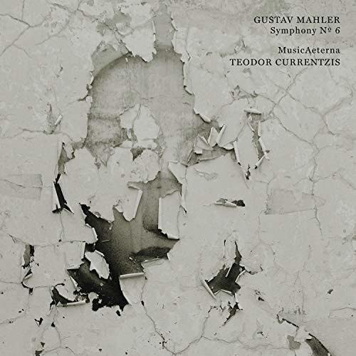 CD cover for Mahler’s Symphony No. 6, featuring cracked plaster texture.