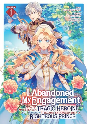 Manga cover featuring two blonde characters with ornate clothing and floral decorations.