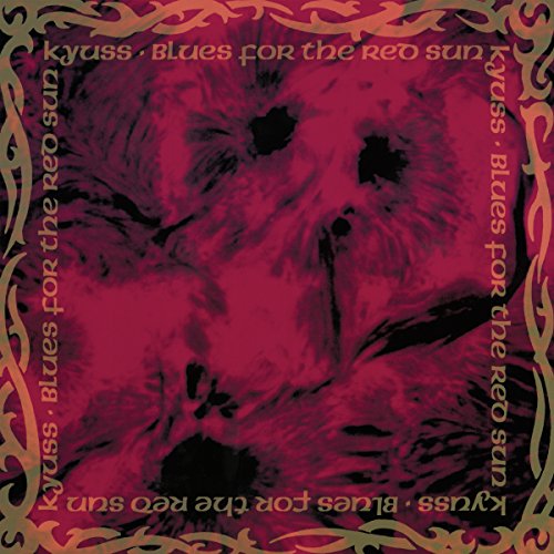 Kyuss album cover: a red and pink abstract desert landscape.