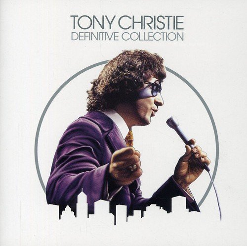 Tony Christie album cover featuring the singer with a microphone.