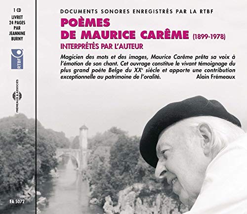 Poemes - Maurice Careme - 78 Enregistrements Historiques De L'Auteur [CD]