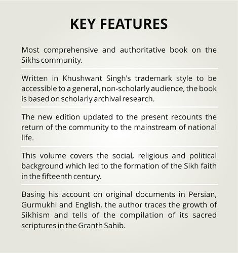 A History of the Sikhs Vol 1 (SECOND EDITION): Volume 1 1469-1838