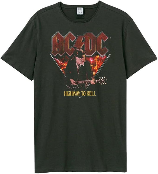 AC/DC Highway To Hell Amplified Vintage Charcoal XX Large T Shirt