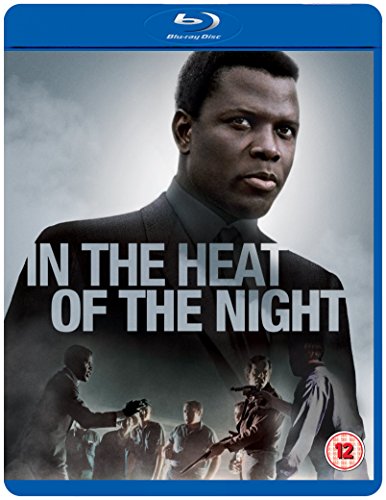 In The Heat Of The Night" Blu-ray cover with Sidney Poitier’s portrait.