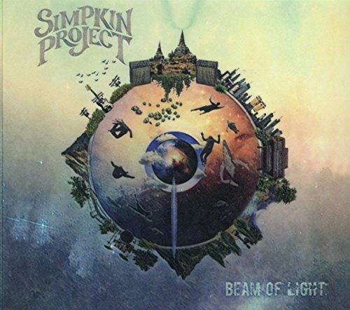 CD cover art: surreal globe with buildings, nature, and figures.