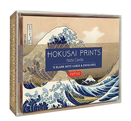 Hokusai Prints Note Cards: 12 Blank Note Cards and Envelopes: 12 Blank Note Cards & Envelopes (6 x 4 inch cards in a box)