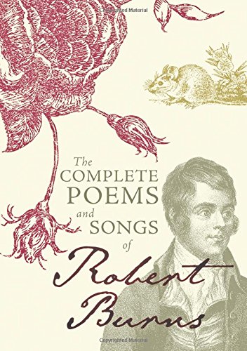 Book with Robert Burns' poems and songs, likely with Scottish themed cover and illustrations.