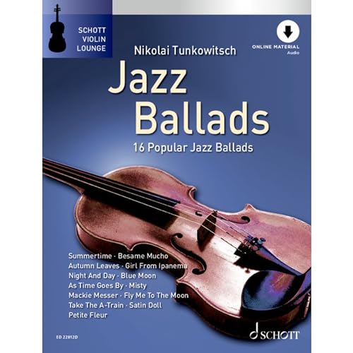 Jazz Ballads : 16 Famous Jazz Ballads. violin.