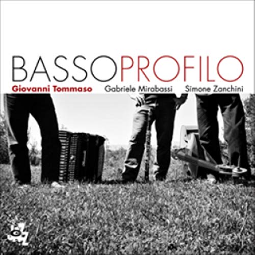 CD cover: Three musicians with instruments in a grassy field.