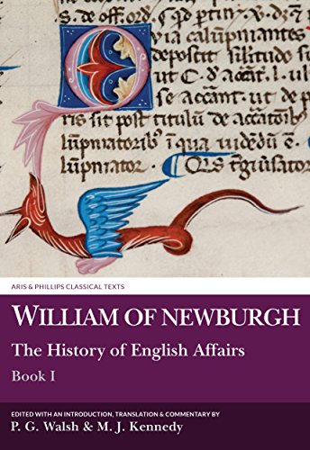 William of Newburgh: The History of English Affairs, Book 1