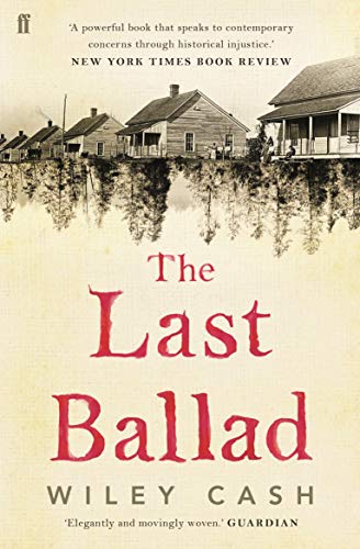 Book cover for “The Last Ballad” with historic homes and red text.