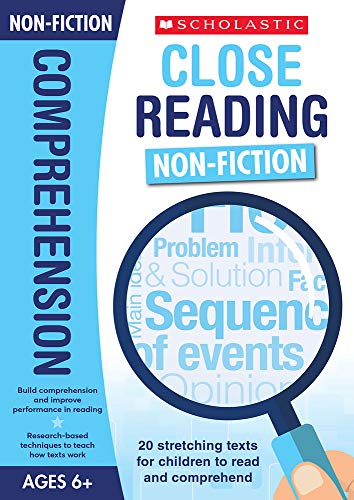20 comprehension texts for inference, summarising and more to stretch and improve performance for Ages 6+. Includes answers (Close Reading: Non-Fiction)