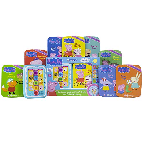 Peppa Pig: Me Reader Jr Electronic Look and Find Reader and 8-Book Library Sound Book Set