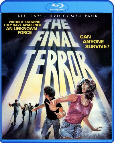 Blu-ray cover for horror film “Final Terror” featuring people running in fear.