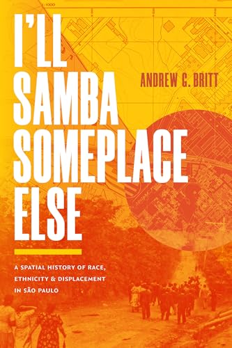 Book cover with bold text and images of a city map and crowd.