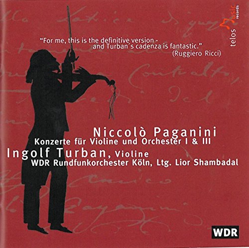 CD cover: Silhouette of violinist playing, red background, text details.