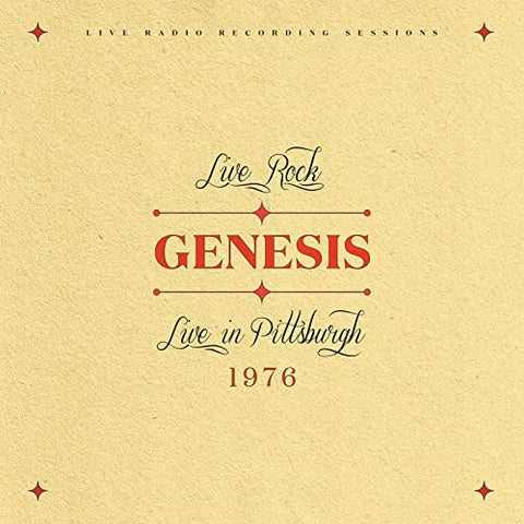 band Genesis - LIVE IN PITTSBURGH 1976-GENESIS [VINYL]