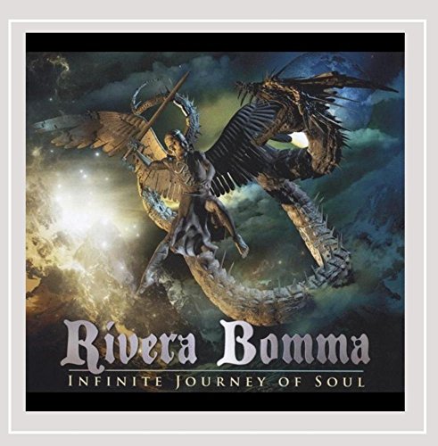 CD cover: winged figure riding a dragon against a cosmic background.