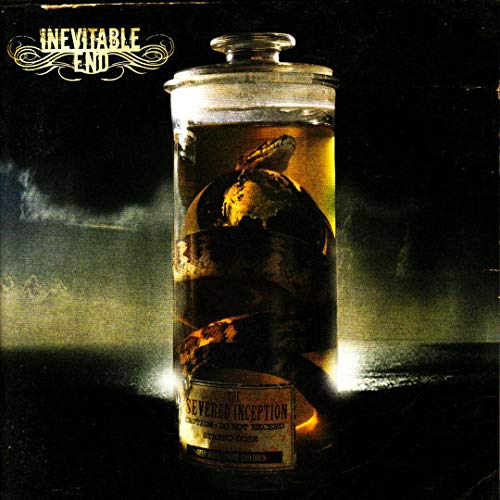 CD cover: a preserved brain in a jar, dark and moody.