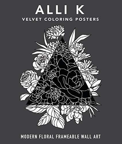 Various - Velvet Coloring Posters: Modern Floral Framable Wall Art: A Box Set of Frameable Wall Art [CD]
