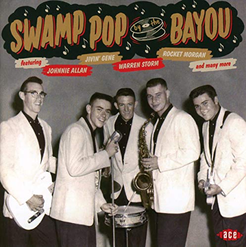 CD cover featuring five musicians in light suits with instruments.