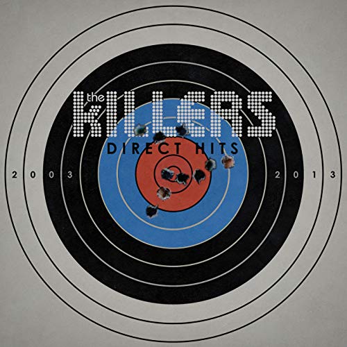 CD cover for The Killers’ “Direct Hits” with a target design.