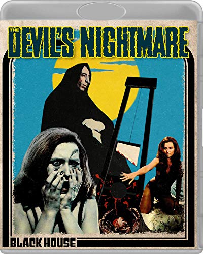 Blu-ray cover for "The Devil's Nightmare" featuring a hooded figure and distressed faces.