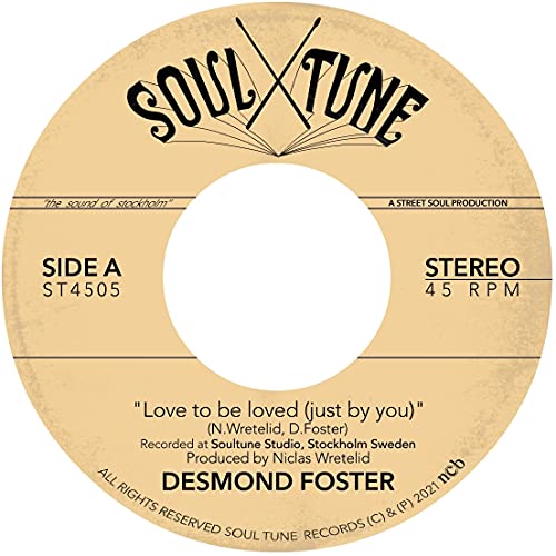 Desmond Foster - Love To Be Loved (Just By You) [7"] [VINYL]