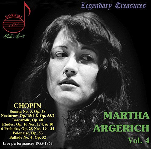 Argerich - Martha Argerich Vol. 4: Items from the Warsaw 1965 Chopin Competition [CD]
