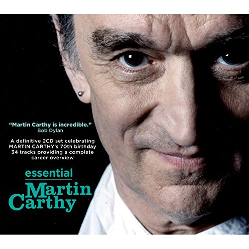 Close-up portrait of Martin Carthy, with album title "Essential Martin Carthy".