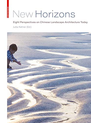 Book cover: “New Horizons” featuring a child and landscape design.